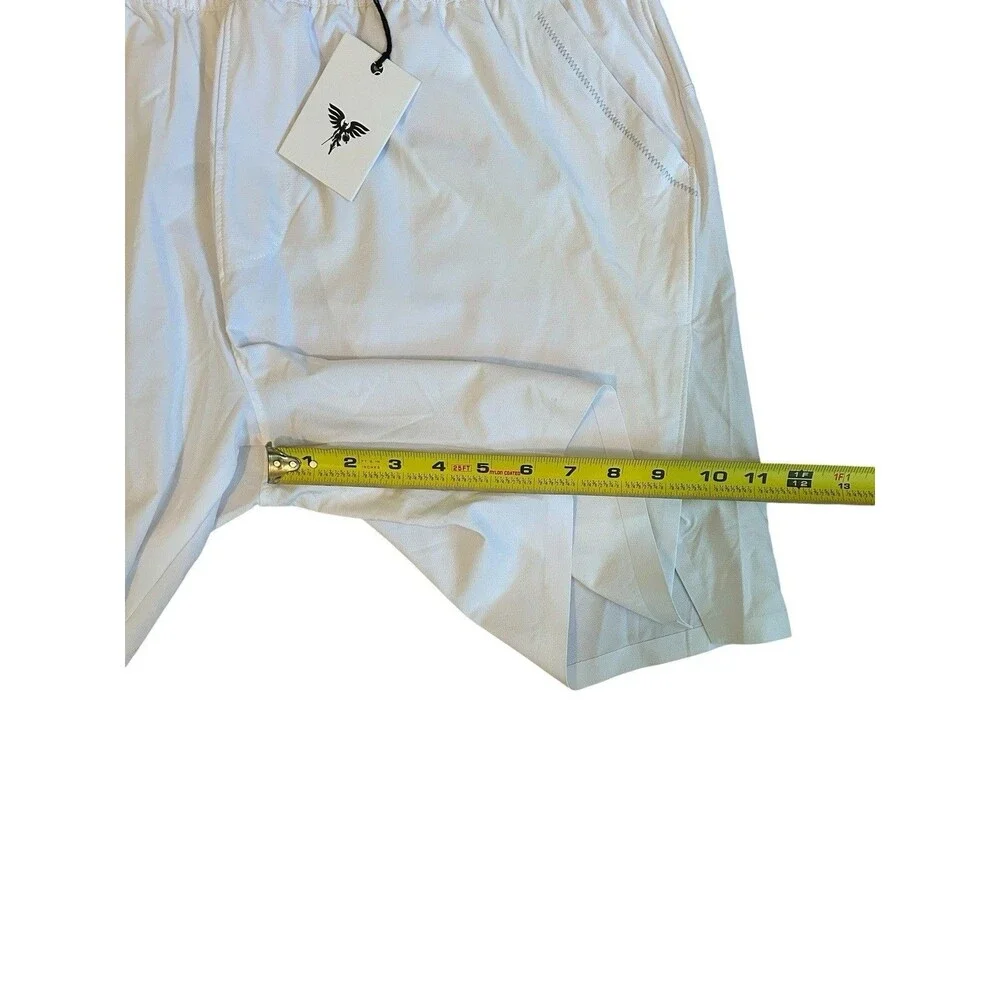 Sigrun Tennis Match Shorts Mens XL White Lightweight Performance Stretch